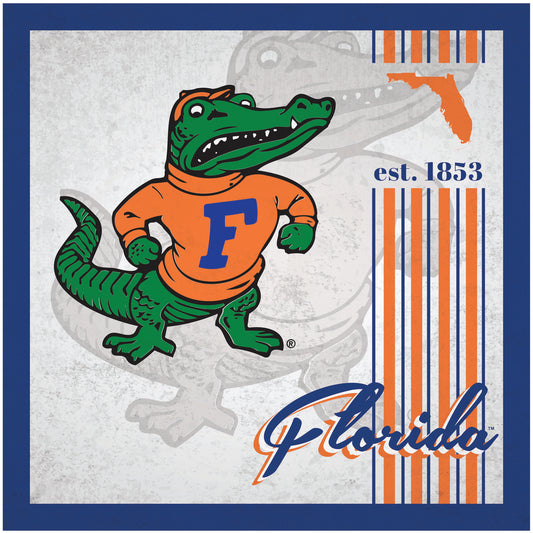 Florida Gators 10" x 10" Greatest Hits Team Sign