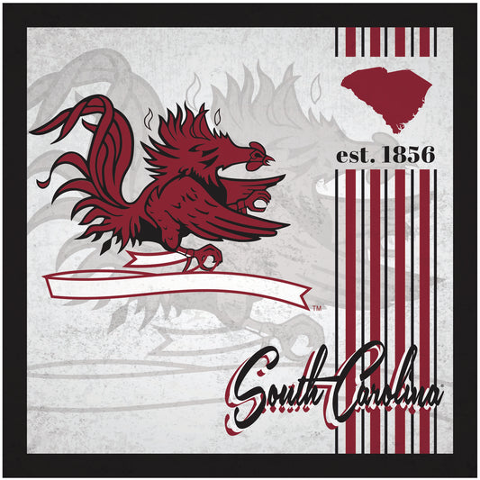 South Carolina Gamecocks 10" x 10" Greatest Hits Team Sign