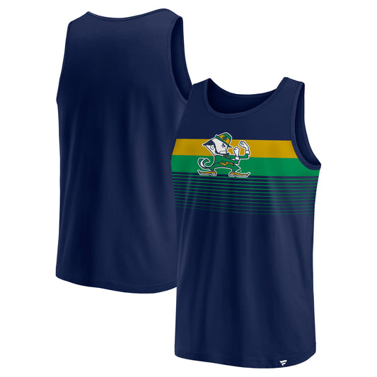 Men's Fanatics Navy Notre Dame Fighting Irish Wild Game Tank Top