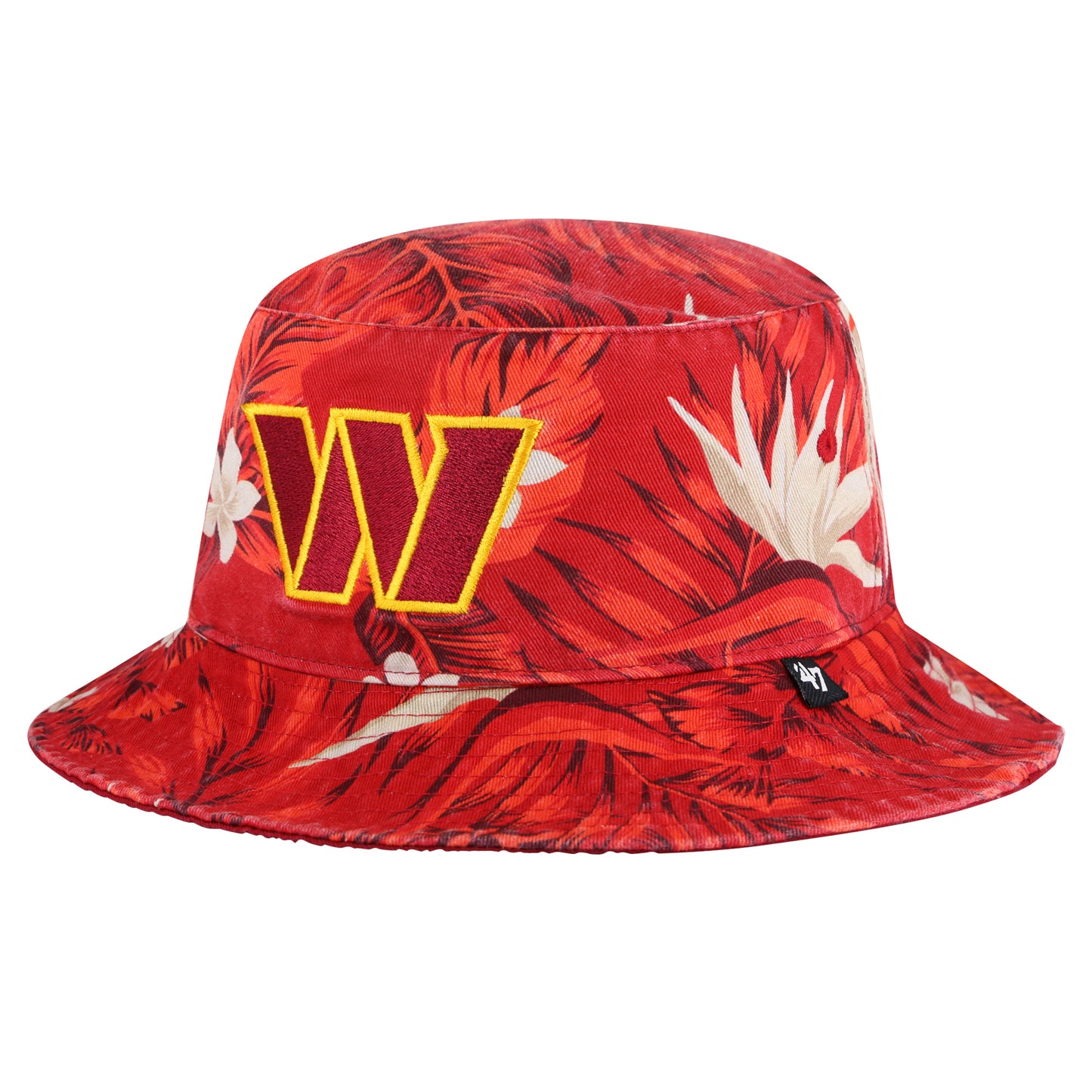 Men's '47 Burgundy Washington Commanders Tropicalia Bucket Hat