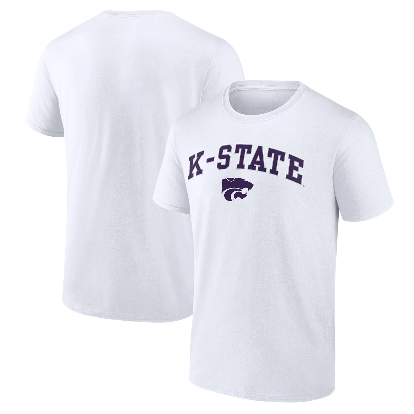 Men's White Kansas State Wildcats Campus T-Shirt