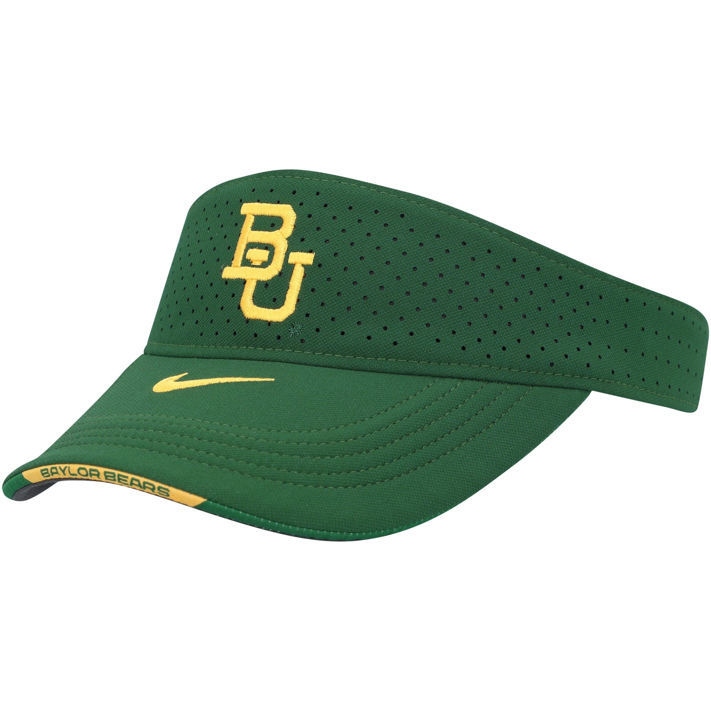 Men's Nike  Green Baylor Bears 2023 Sideline Performance Adjustable Visor