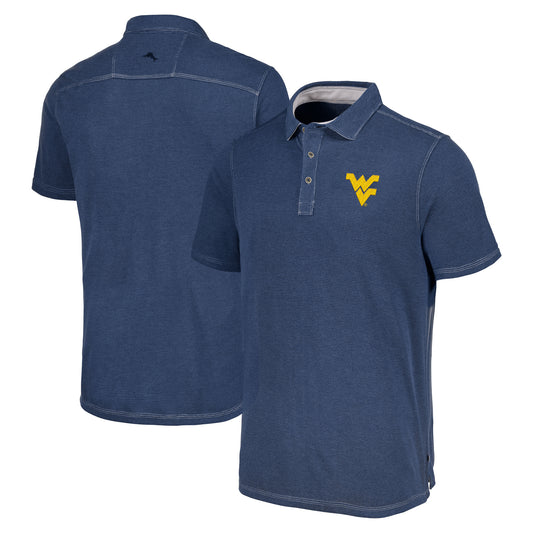 Men's Tommy Bahama Navy West Virginia Mountaineers Paradiso Cove Polo