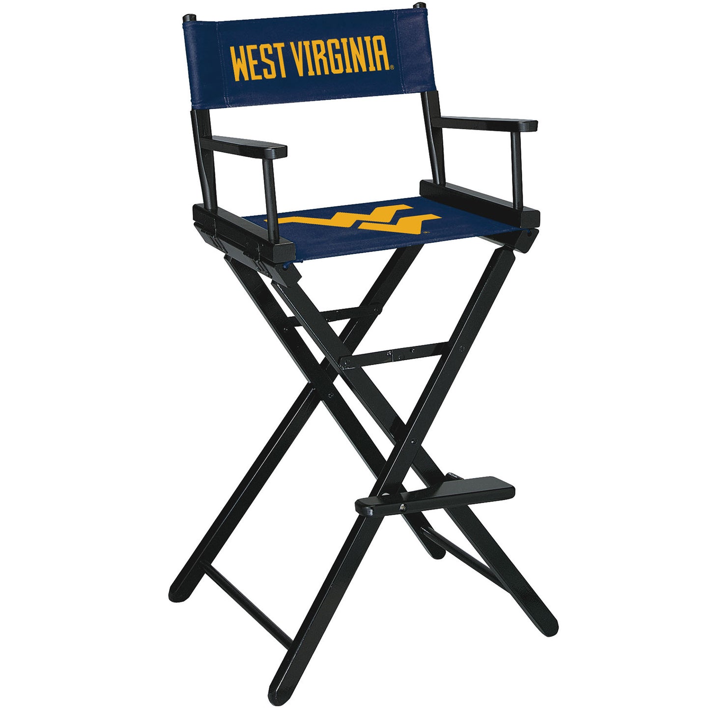 Imperial  West Virginia Mountaineers Bar Height Director's Chair