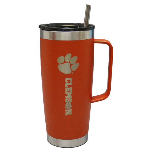 The Memory Company Clemson Tigers 26oz. Team Color Roadie Tumbler with Handle