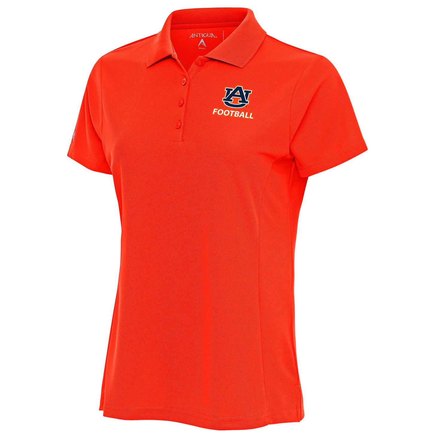 Women's Antigua  Orange Auburn Tigers Football Legacy Pique Polo