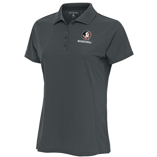 Women's Antigua  Garnet Florida State Seminoles Basketball Legacy Pique Polo