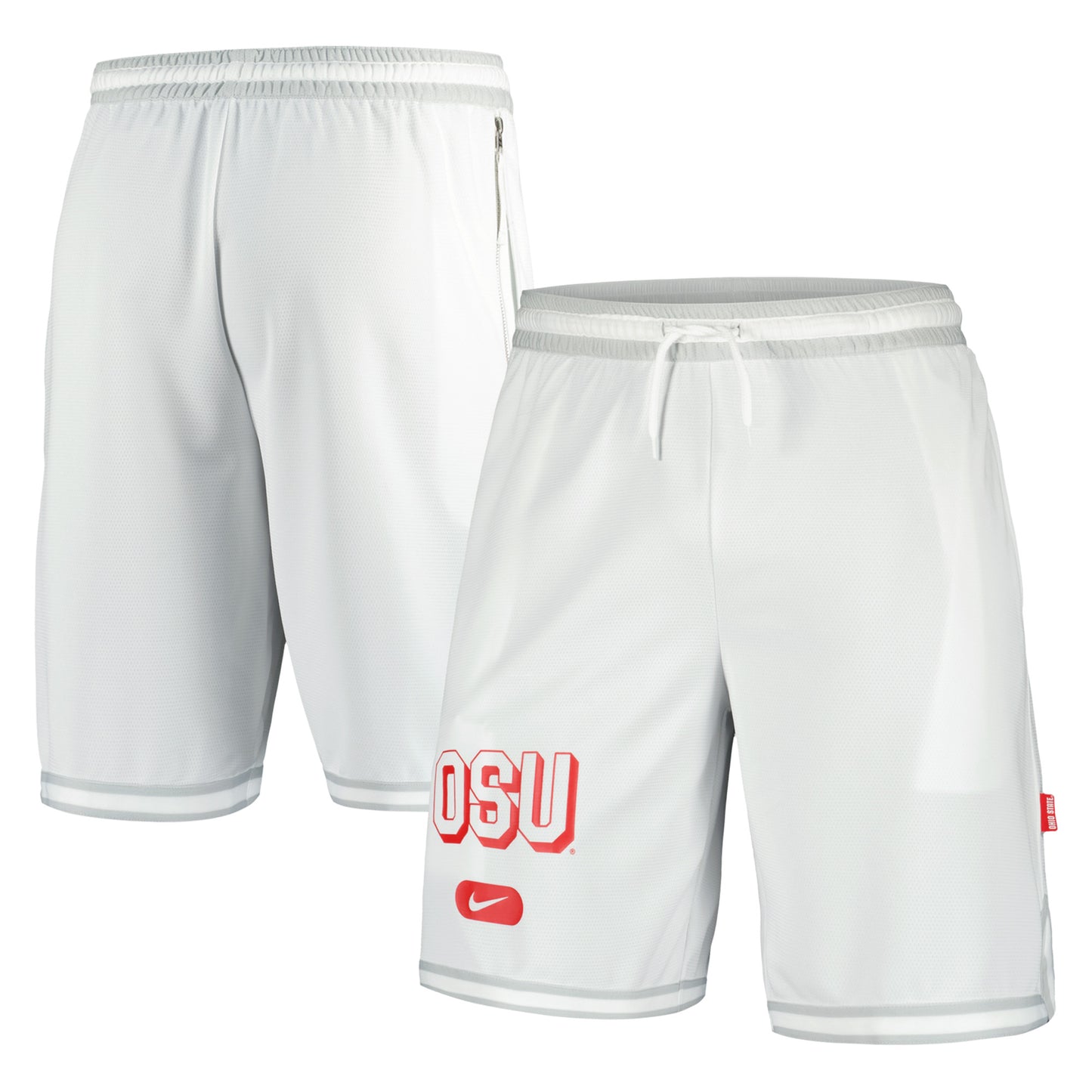 Men's Nike White Ohio State Buckeyes DNA 3.0 Performance Shorts