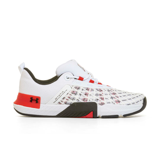 Men's Under Armour  White Utah Utes TriBase Reign 5 Training Shoes