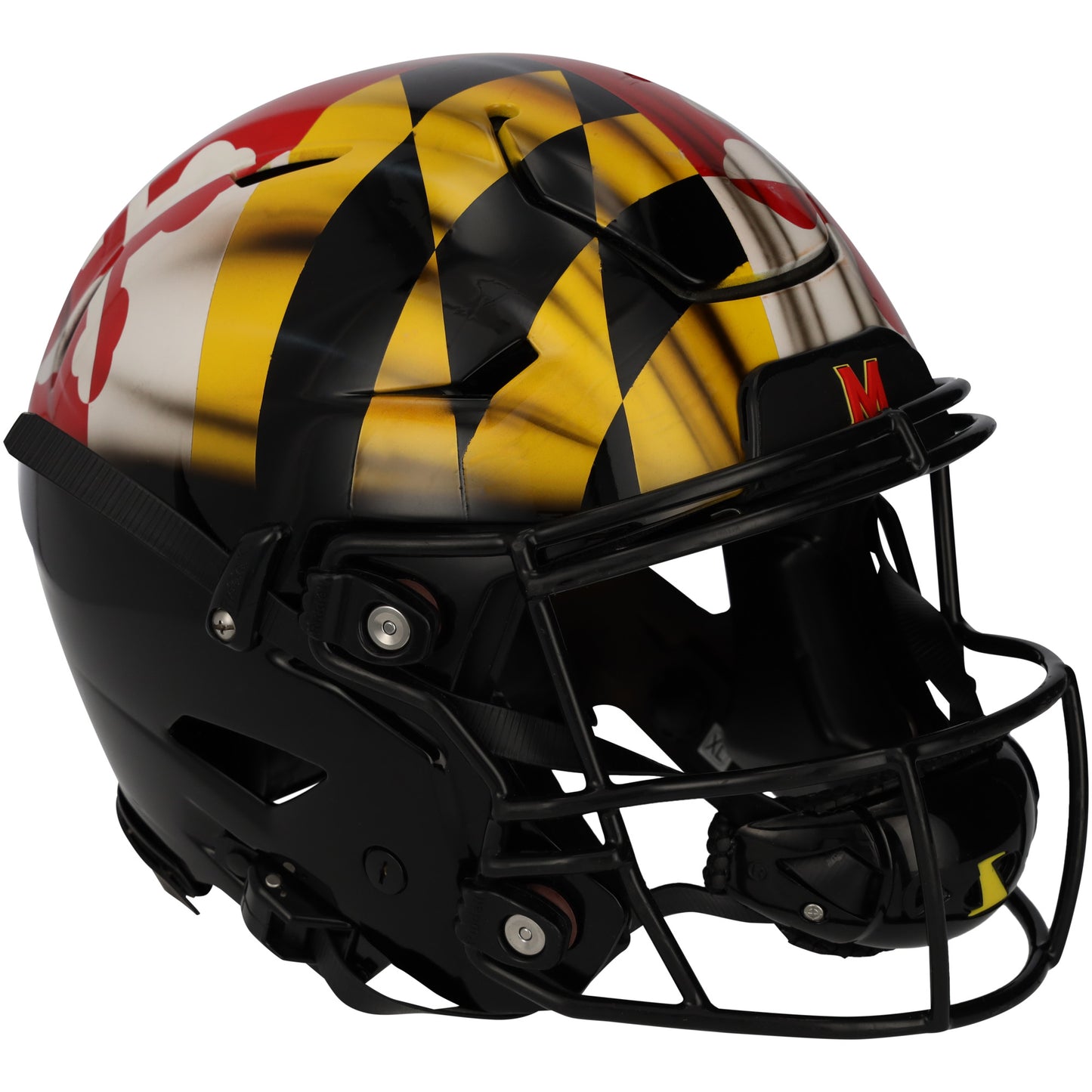 Maryland Terrapins Team-Issued Black Helmet from the 2021 NCAA Football Season - XJ05529594