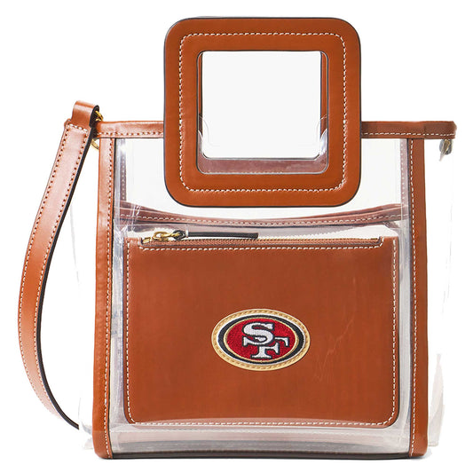 Women's STAUD  San Francisco 49ers Clear Mini Shirley Bag