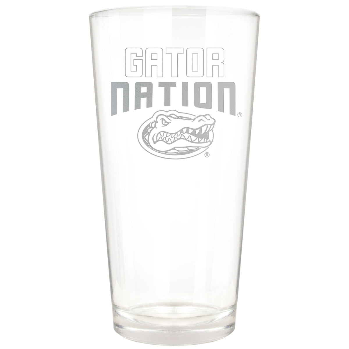 Florida Gators Etched 16oz. Rally Cry Pint Glass
