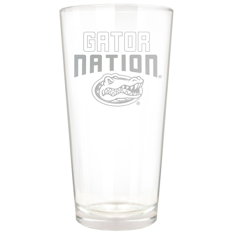 Florida Gators Etched 16oz. Rally Cry Pint Glass