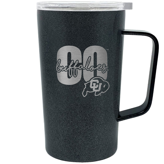 Colorado Buffaloes 18oz. Onyx Hustle Travel Mug