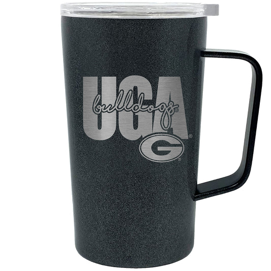 Georgia Bulldogs 18oz. Onyx Hustle Travel Mug