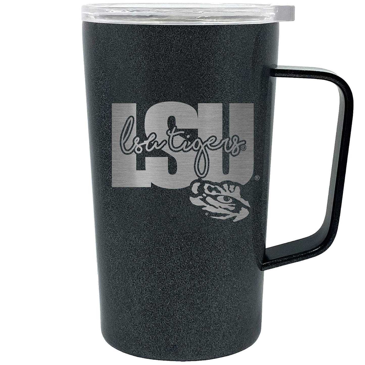 LSU Tigers 18oz. Onyx Hustle Travel Mug