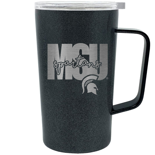Michigan State Spartans 18oz. Onyx Hustle Travel Mug