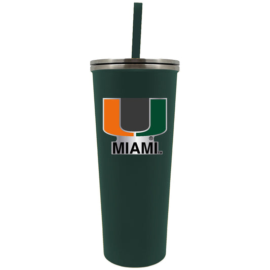 Miami Hurricanes 24oz. Skinny Tumbler