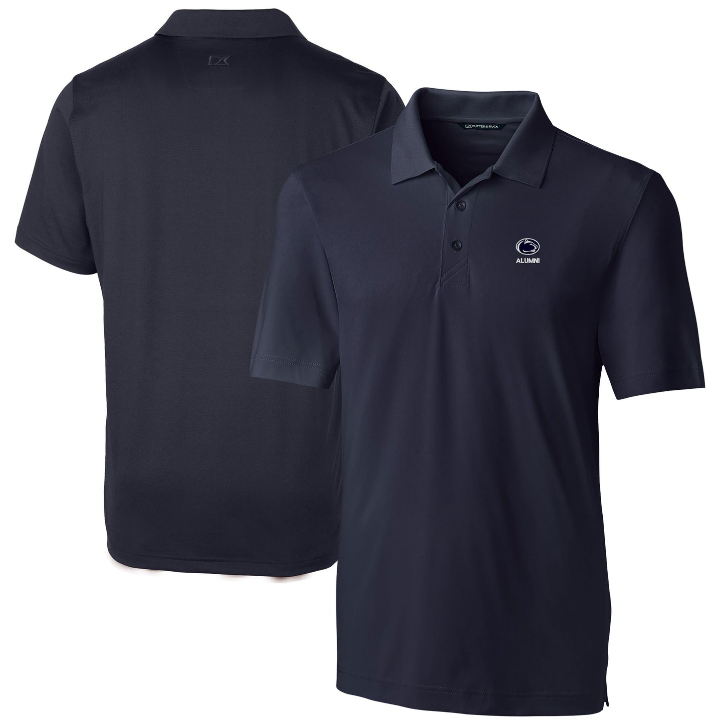 Men's Cutter & Buck  Navy Penn State Nittany Lions Alumni Logo Forge Stretch DryTec Polo