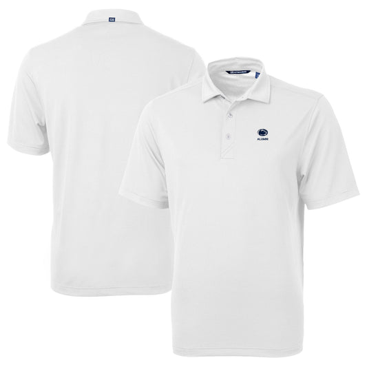 Men's Cutter & Buck  White Penn State Nittany Lions Alumni Logo Virtue Eco Pique Recycled Polo