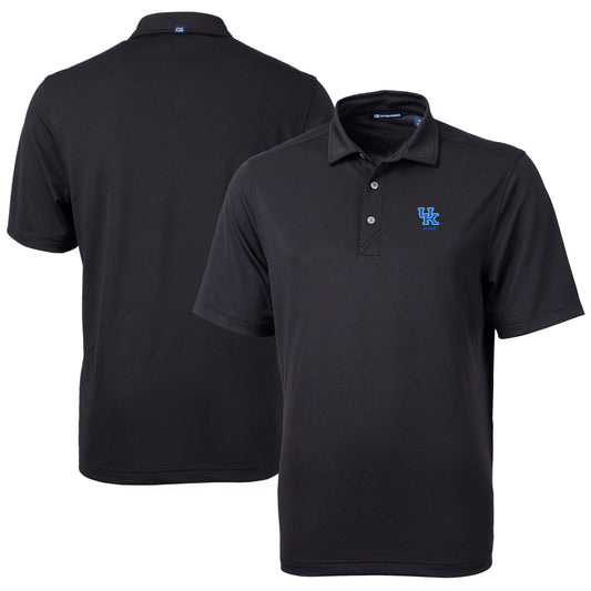 Men's Cutter & Buck  Black Kentucky Wildcats Alumni Logo Virtue Eco Pique Recycled Polo