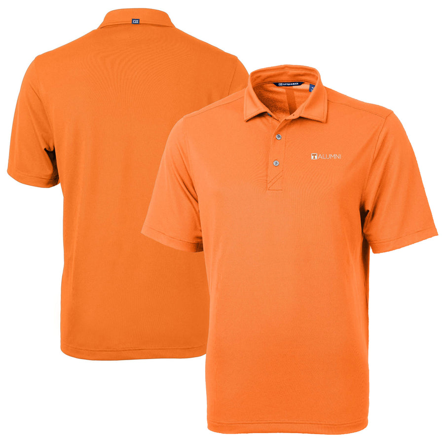 Men's Cutter & Buck  Tennessee Orange Tennessee Volunteers Alumni Logo Virtue Eco Pique Recycled Polo