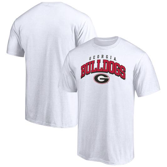 Men's White Georgia Bulldogs Line Corps T-Shirt