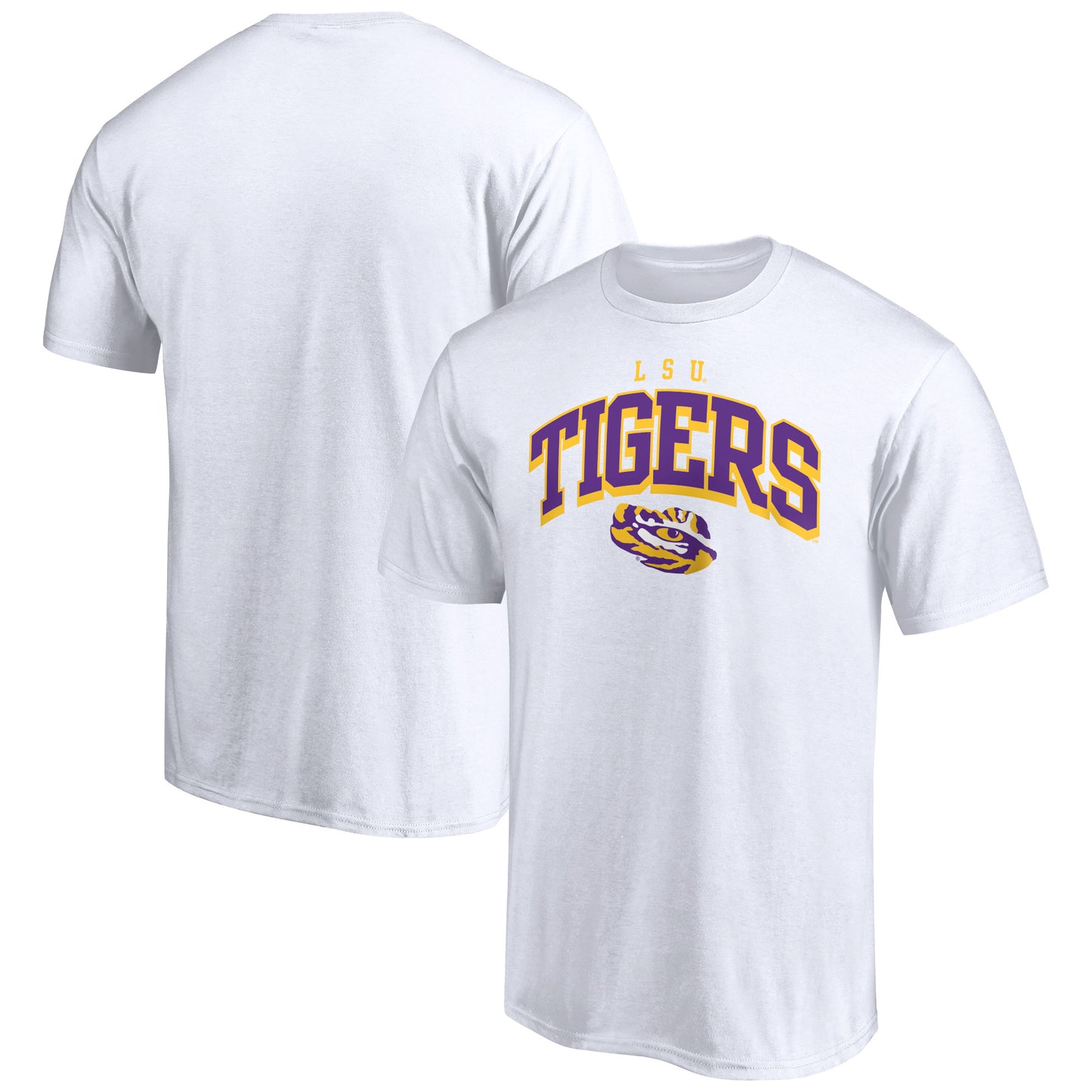 Men's White LSU Tigers Line Corps T-Shirt