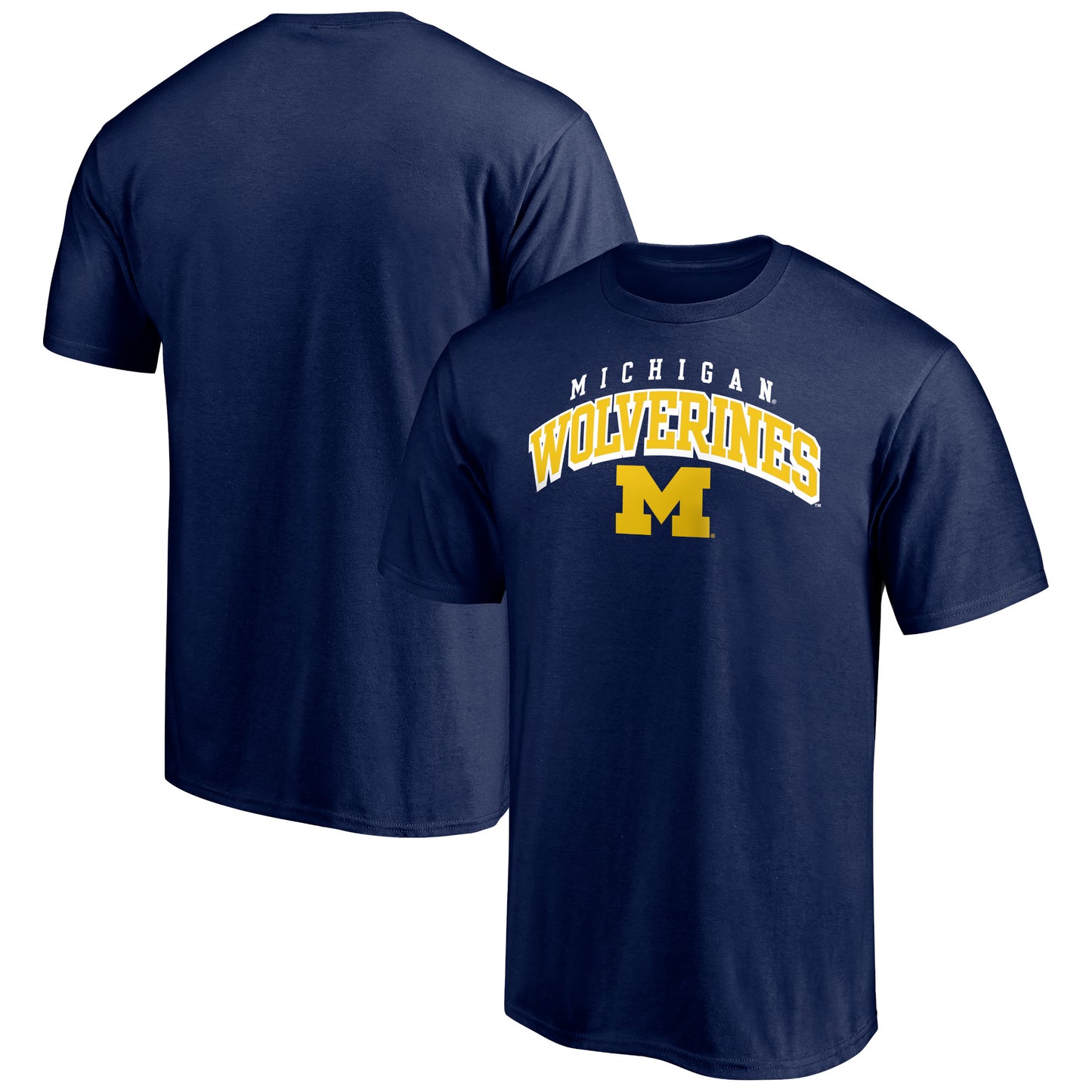 Men's Navy Michigan Wolverines Line Corps T-Shirt