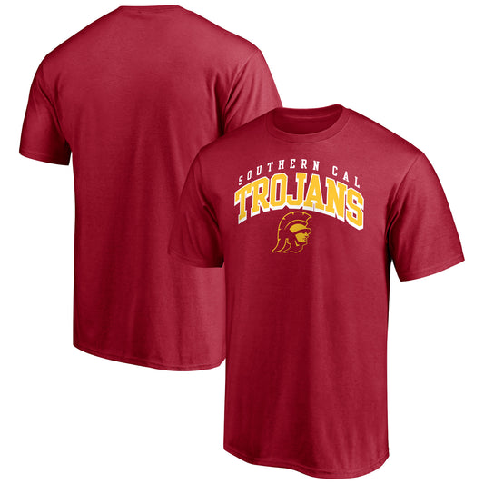 Men's Cardinal USC Trojans Line Corps T-Shirt