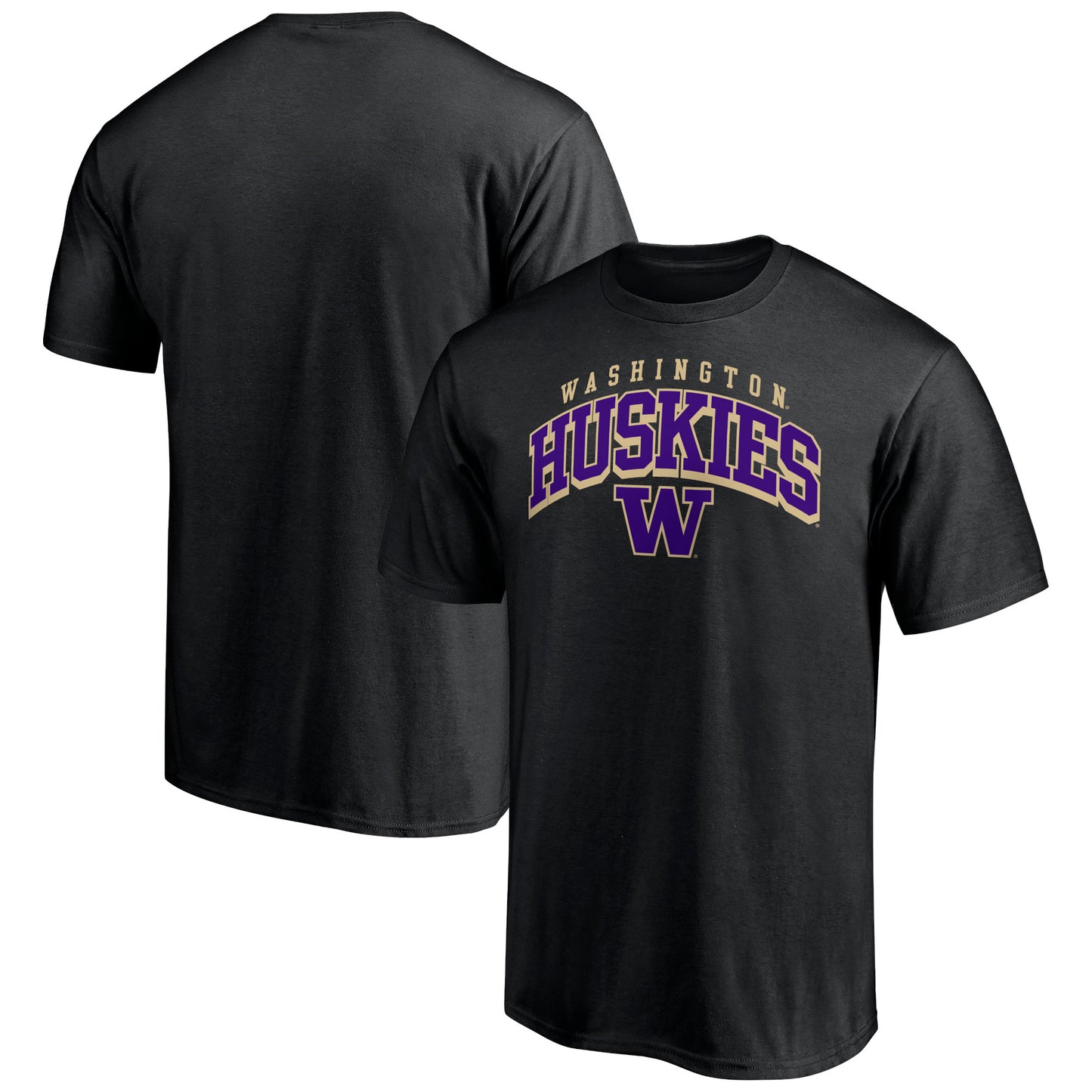 Men's Black Washington Huskies Line Corps T-Shirt