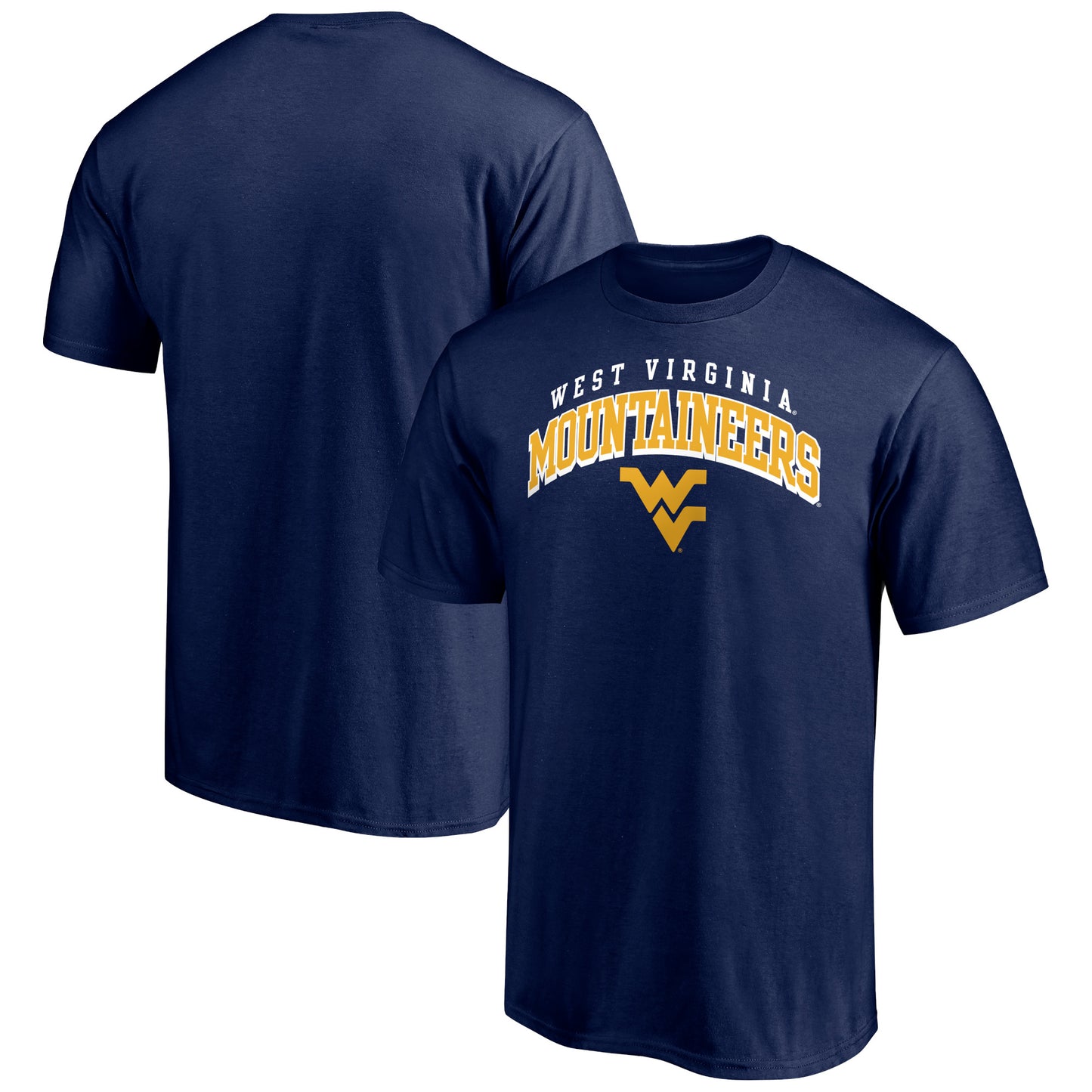 Men's Navy West Virginia Mountaineers Line Corps T-Shirt