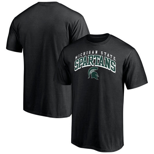 Men's Black Michigan State Spartans Line Corps T-Shirt