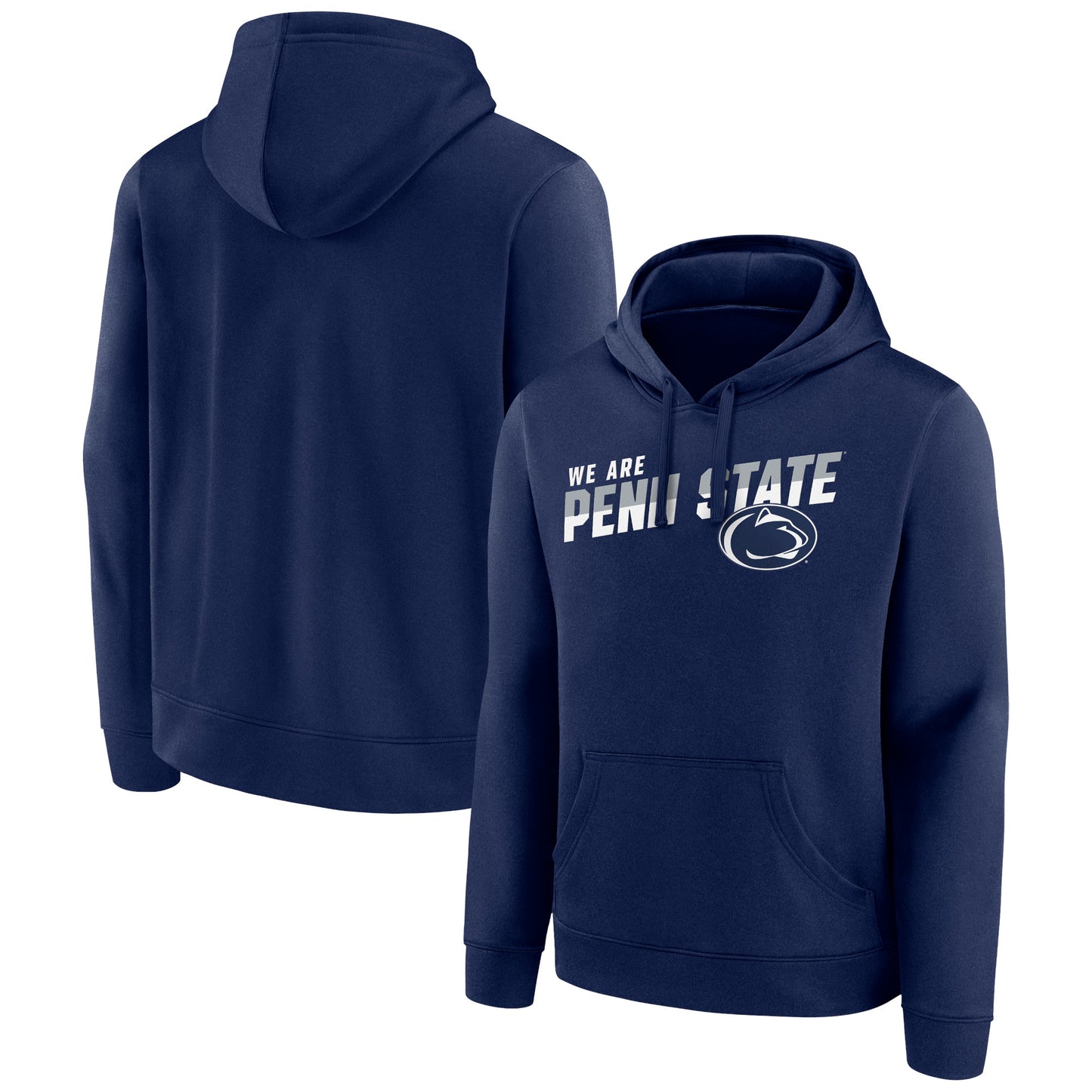 Men's Navy Penn State Nittany Lions Quick Slant Pullover Hoodie