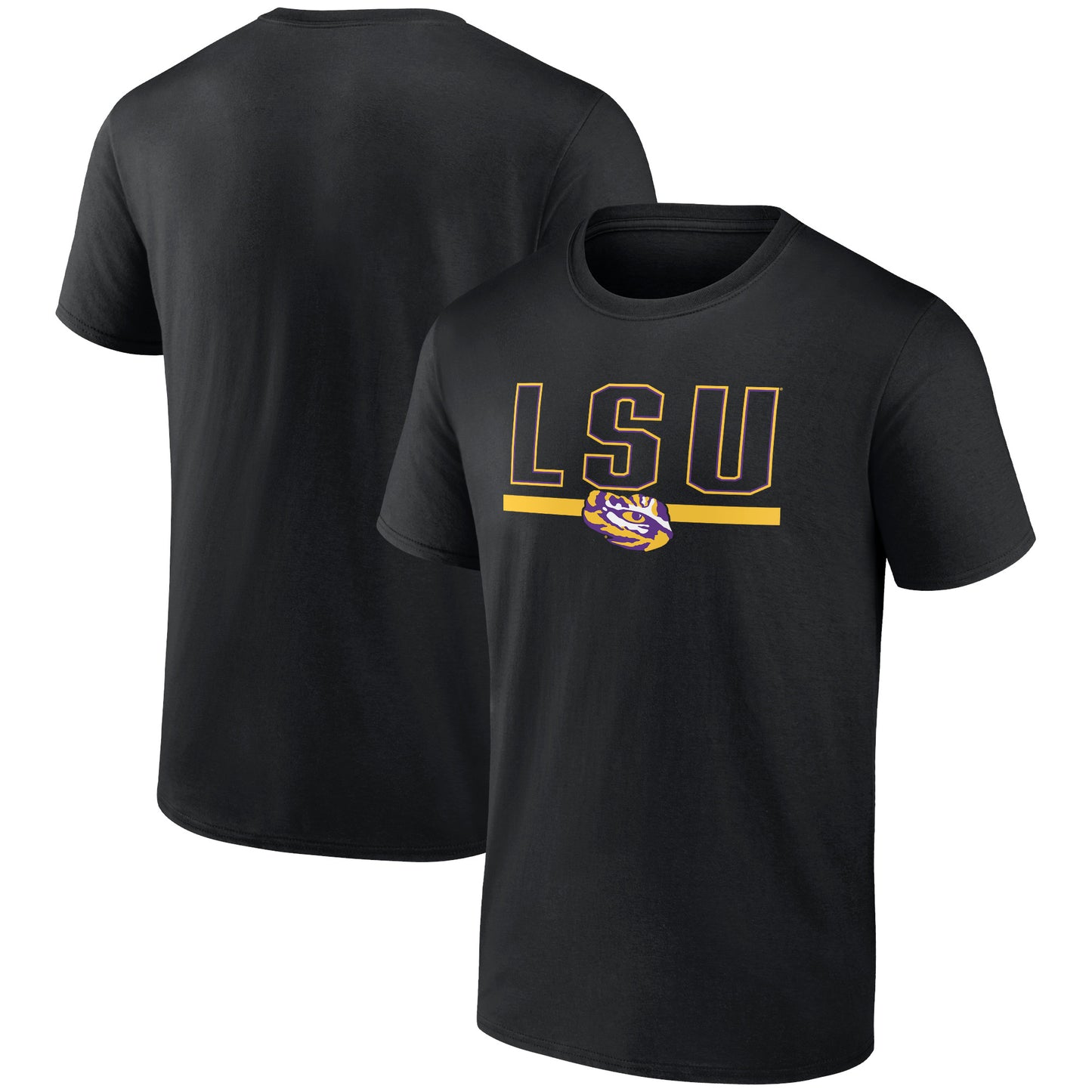 Men's Black LSU Tigers Classic Inline Team T-Shirt