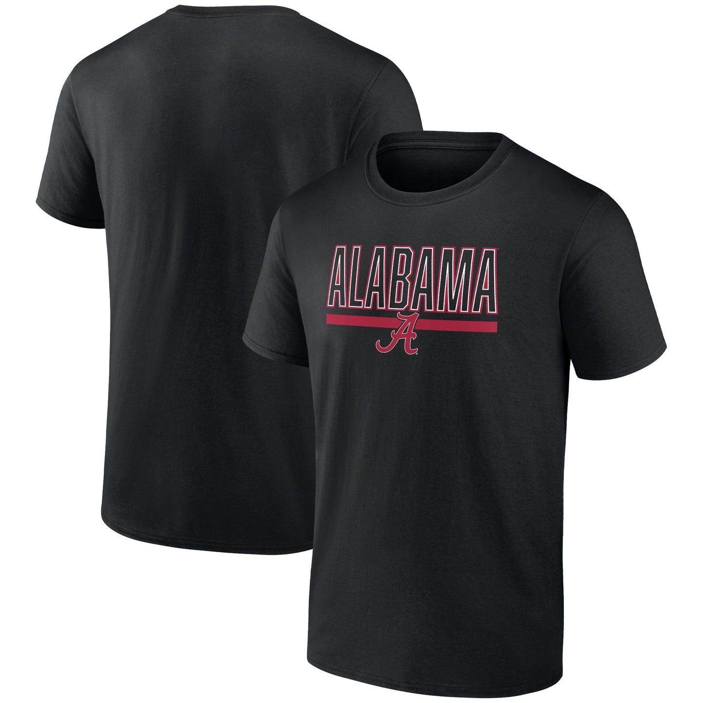 Men's Black Alabama Crimson Tide Classic Inline Team T-Shirt