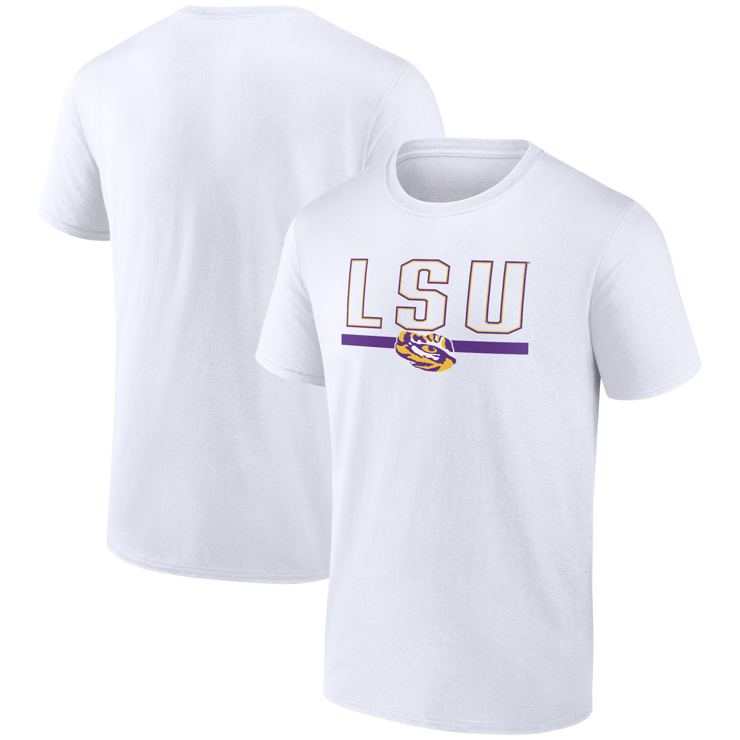 Men's White LSU Tigers Classic Inline Team T-Shirt