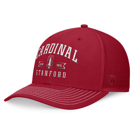 Men's Top of the World Cardinal Stanford Cardinal Carson Trucker Adjustable Hat