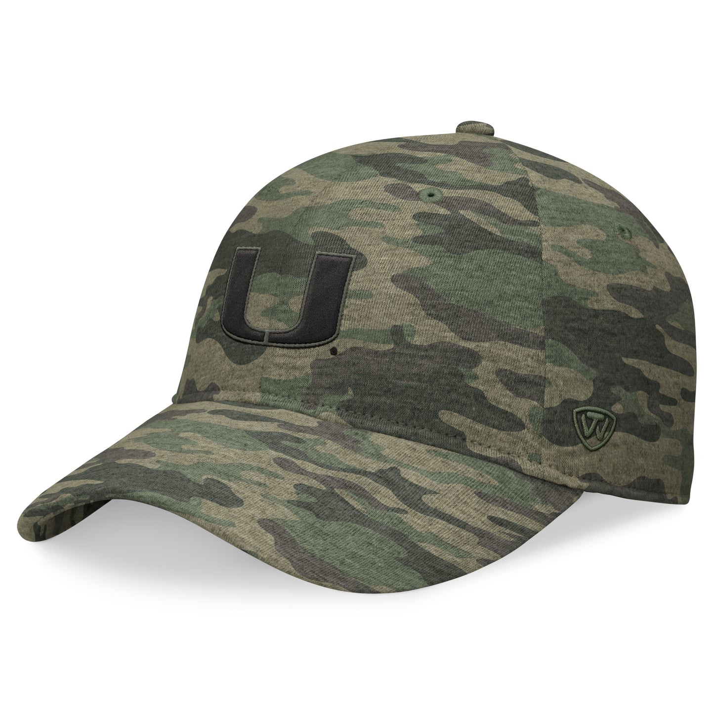 Men's Top of the World Camo Miami Hurricanes OHT Military Appreciation Hound Adjustable Hat