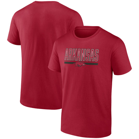 Men's Cardinal Arkansas Razorbacks Classic Inline Team T-Shirt