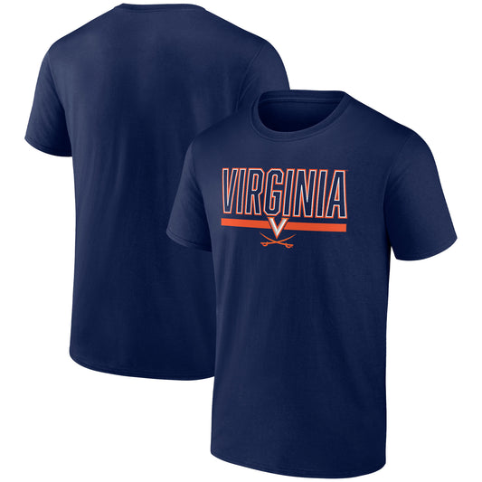 Men's Navy Virginia Cavaliers Classic Inline Team T-Shirt