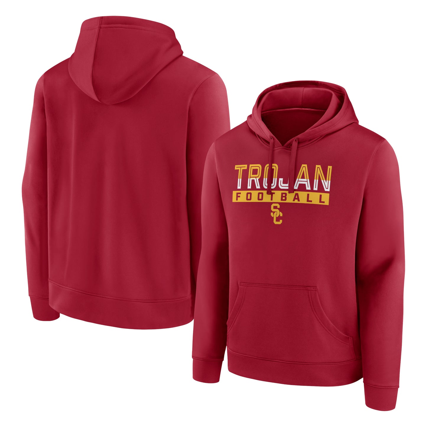 Men's Cardinal USC Trojans  Pullover Hoodie