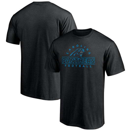 Men's Black Carolina Panthers Dual Threat T-Shirt