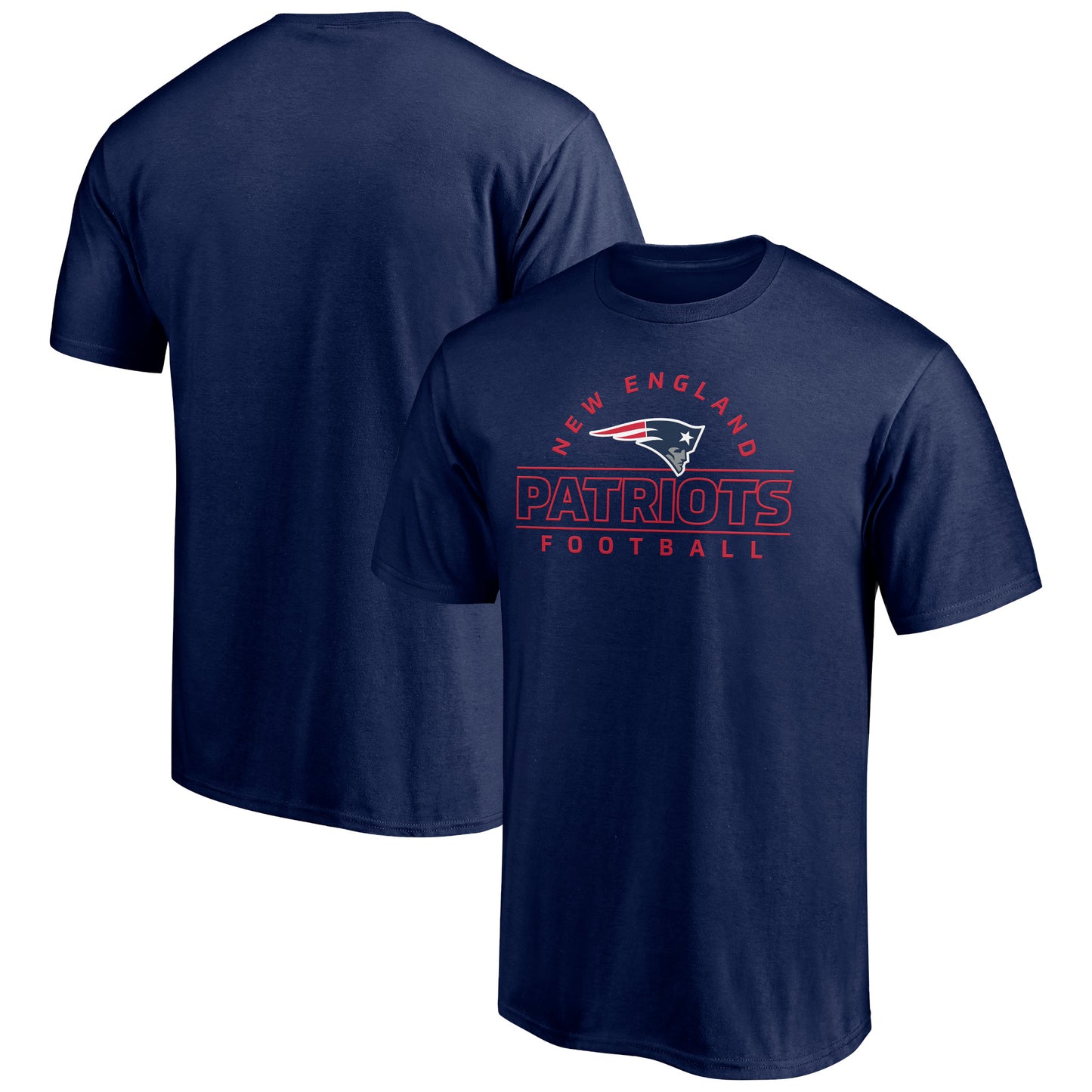 Men's Navy New England Patriots Dual Threat T-Shirt