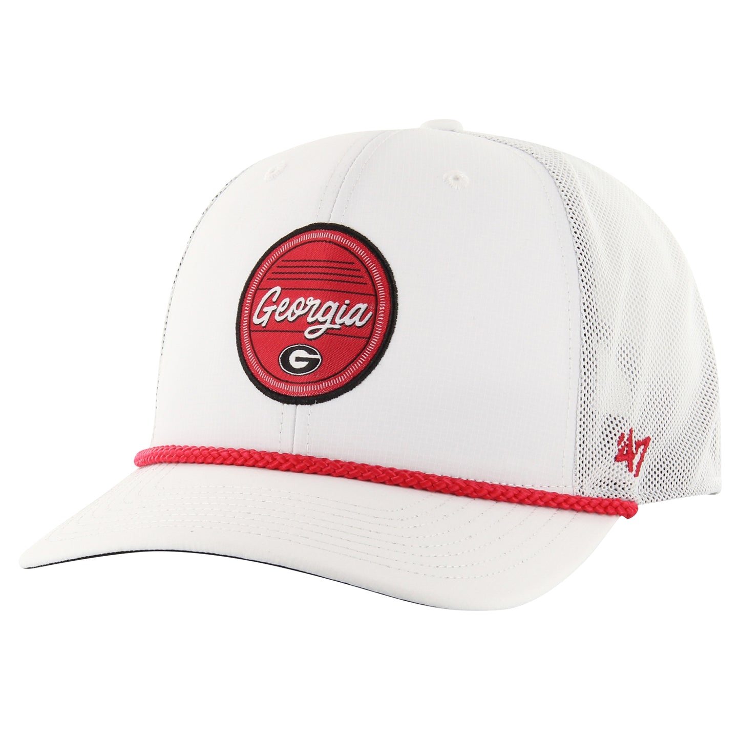 Men's '47 White Georgia Bulldogs Fairway Trucker Adjustable Hat