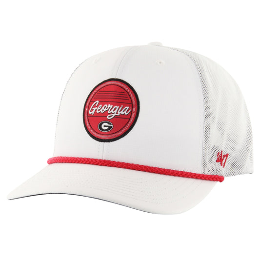 Men's '47 White Georgia Bulldogs Fairway Trucker Adjustable Hat