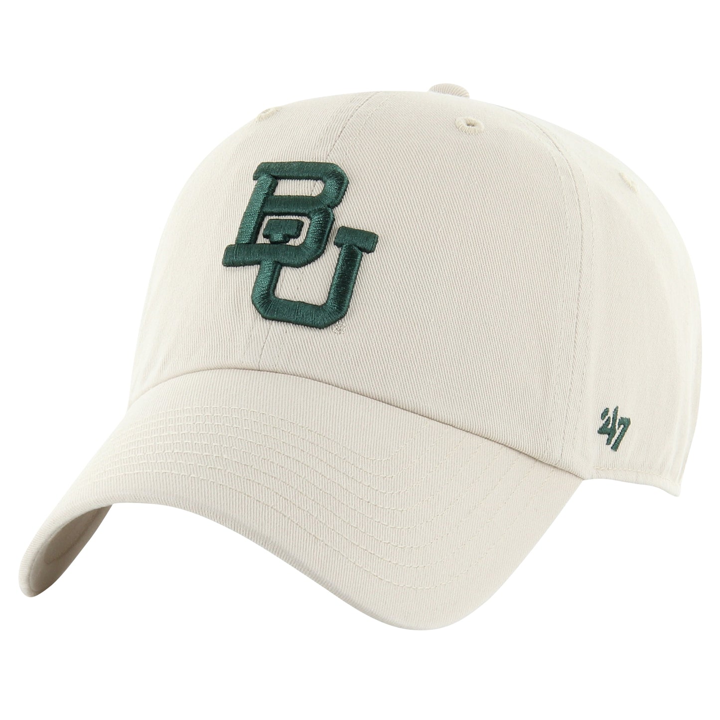 Men's '47 Cream Baylor Bears Vintage Clean Up Adjustable Hat