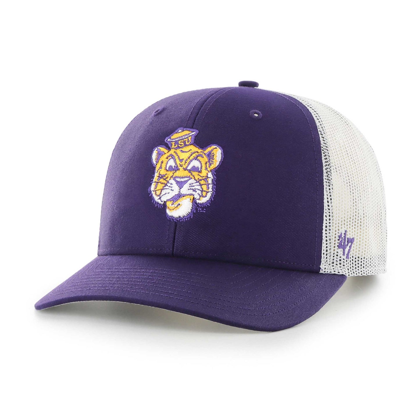 Men's '47 Purple LSU Tigers Trucker Adjustable Hat