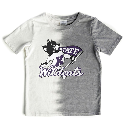 Girls Youth Gameday Couture  Gray Kansas State Wildcats Pacesetter T-Shirt