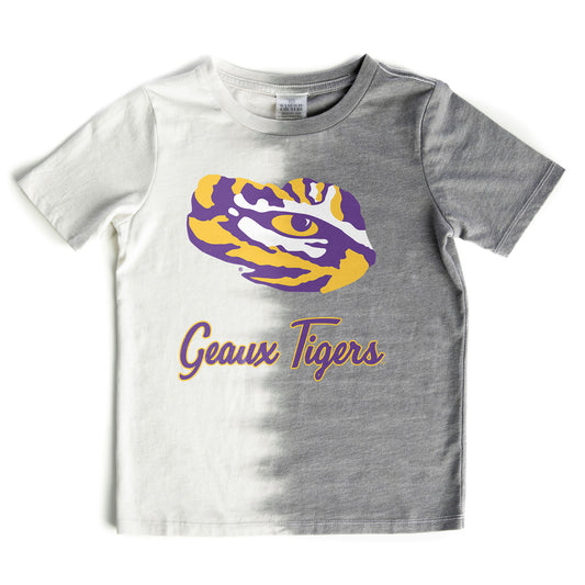 Girls Youth Gameday Couture  Gray LSU Tigers Pacesetter T-Shirt